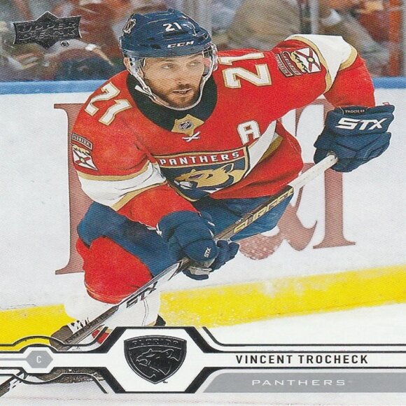 Vincent Trocheck (Florida Panthers) - Lot Of 4 Florida Panthers NHL Hockey Cards - Picture 4 of 5